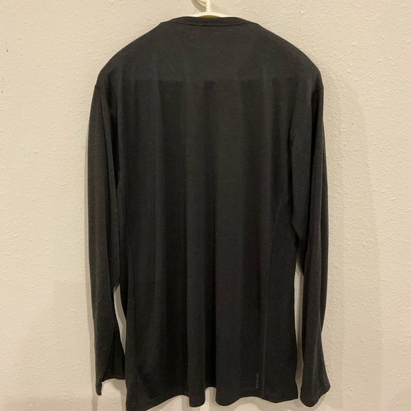NWT PrAna Transverse Long Sleeve Shirt Crew Neck Tee Black Men’s Size XXL - Picture 2 of 12
